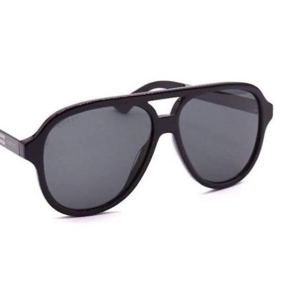 Authentic- New - Gucci Men’s Sunglasses GG0688S 001 Black/ Gray - Picture 14 of 14
